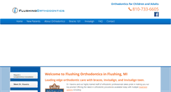 Desktop Screenshot of flushingorthodontics.com
